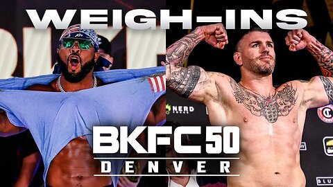 BKFC 50 DENVER Weigh-In's | Live!