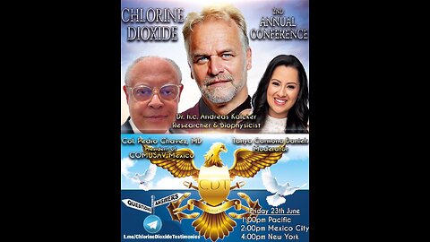 Chlorine Dioxide Testimonies 2nd Annual Conference with Dr. Andreas Kalcker & Dr. Pedro Chavez