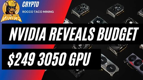 Nvidia Reveals the Budget $249 GeForce RTX 3050