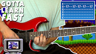 Sonic 1 Up Sound Guitar Tutorial