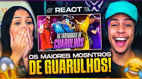 As TARTARUGAS NINJAS de GUARULHOS - Jotapê, Brennuz, Barreto e Doprê 🐢 | [Casal Jounin React] 🔥