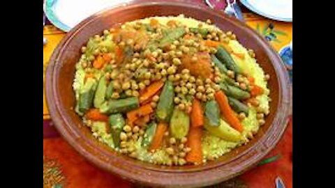 Couscous with Seven Vegetables / كسكس سبع خضار -