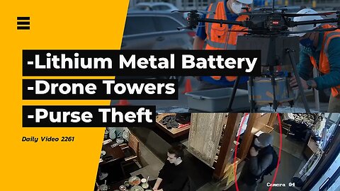 Lithium Metal Battery Drone Power, Drone Delivery Tower Laws, Purse Theft Warning