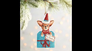 Christmas Dog Ornament