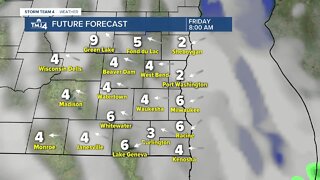 Lots of sunshine, warm day ahead