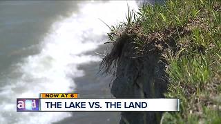 Homeowners, city officials worried as erosion eats away at Lake Erie shoreline