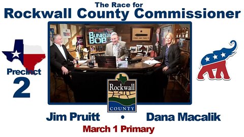 116: Candidate Forum for Pct 2, County Commissioner, Rockwall TX