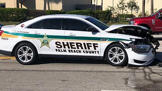 PBSO cruiser involved in crash in West Palm Beach