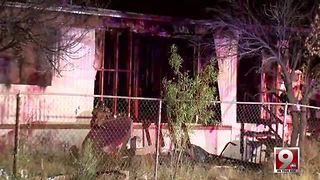Vacant southside mobile home burns