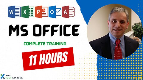 Microsoft Office Complete Training 11 Hours