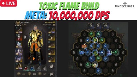 Toxic Flame Build 10,000,000 DPS em breve #undecember