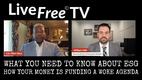 ACRU Live Free TV: How Your Money is Funding a Woke Agenda—Will Hild, Consumers Research Explains