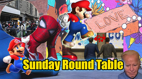 Sunday Round Table! Spiderman 2 Bugs and Weird Agenda! Roosevelt Hotel NYC. Mario Wonder