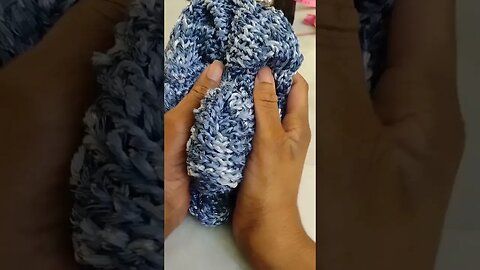 Shop Update: Denim Knit Scrunchies #infiniticraftingco #diy #shopupdate