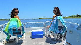 Fat Bottom girls tubing down Intracoastal Waterway!