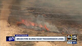 Brush fire breaks out near Scottsdale/Pinnacle Peak roads