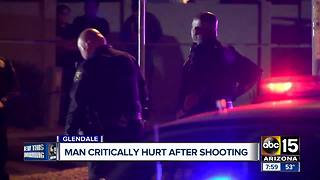 Man seriously hurt after being shot in Glendale