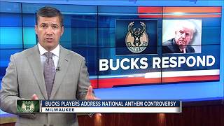 Bucks players address national anthem controversy