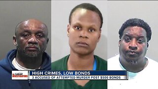 3 charged with attempted murder released by judge for $500