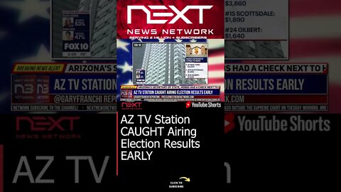 AZ TV Station CAUGHT Airing Election Results EARLY #shorts