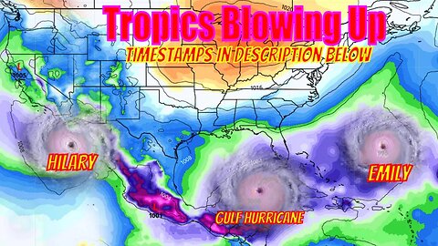 Tropics Is Blowing Up! Multiple Hurricanes Forming! - The WeatherMan Plus