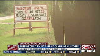 Missing child at Castle of Muskogee found safe and reunited with family