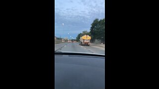 Timelapse NYC CROSSING GEORGE WASHINGTON BRIDGE.