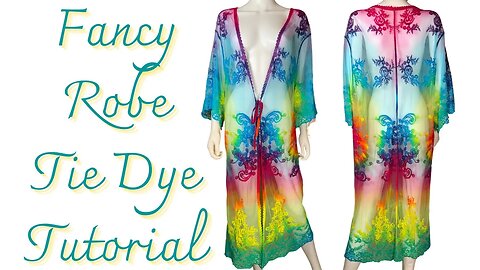 Tie-Dye Designs: Fabulous Fancy Kimono Robe