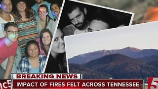 East Tennessee Fires Impact People Across The Mid-State