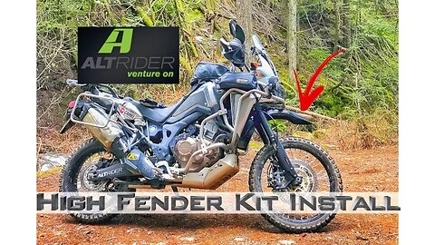 AltRider High Fender Kit Install for the Honda Africa Twin