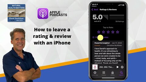 How to Leave a Rating & Review on Apple Podcasts Using an iPhone