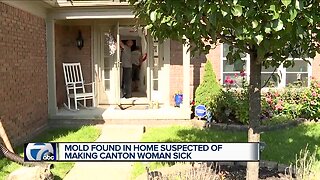 Mold found in home suspected of making Canton woman sick