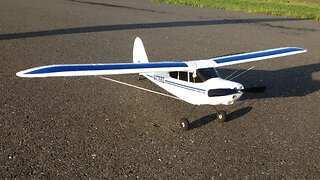 RC Plane Crash - Hobbyzone Super Cub Trainer Plane - Repair, Maiden Flight, and Crashes