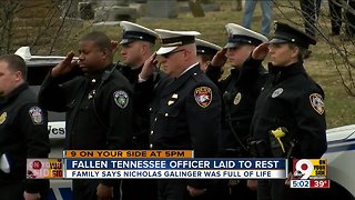 Tennessee police officer laid to rest in Cincinnati