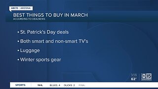 What to buy and avoid in March to save money