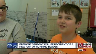 Fremont student will be a recipient of a new pair of running blades