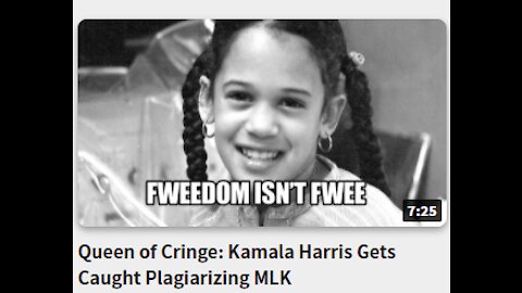 Queen of Cringe: Kamala Harris Gets Caught Plagiarizing MLK