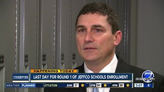 Last day for Round 1 for Jeffco Schools enrollment