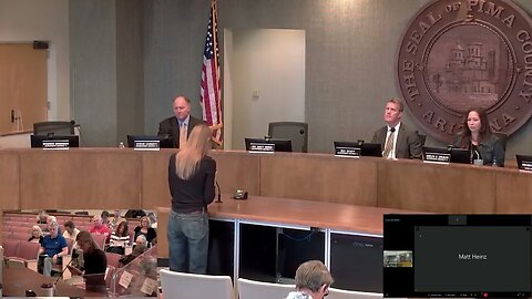 BRAVE Citizen Speaks out AGAINST Pima County Board of Supervisors - Part 11