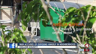 Man accused of exposing himself in Naples Neighborhood