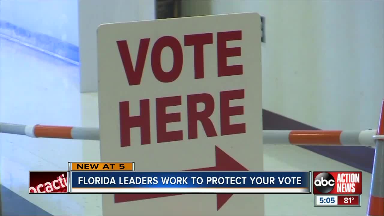 Florida leaders work to protect your vote