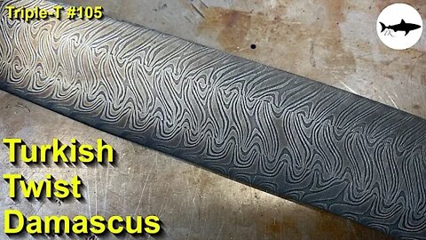 Triple-T #105 - Damascus patterns - Turkish twist #2