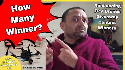 Announcing FPV Drones Giveaway Contest Winners