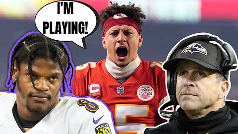 NFL Fans DESTROY Lamar Jackson after Patrick Mahomes PLAYS THROUGH INJURY for the KC Chiefs!