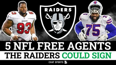 The Raiders Could Sign These 5 NFL Free Agents As Potential Starters For Las Vegas In 2022