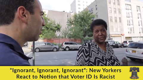 "Ignorant, Ignorant, Ignorant": New Yorkers React to Notion that Voter ID Is Racist