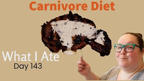 Gorgonzola SAUCE!! Carnivore Diet - What I Ate Today Day 143