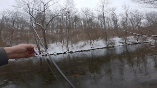 Winter Wonderland Trout Fishing