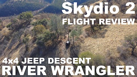 Skydio 2: Auto Pilot! - 4x4 Jeep Descent - River Wrangler (4K)