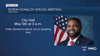 Rep. Byron Donalds scheduled to be in the Cape Wednesday